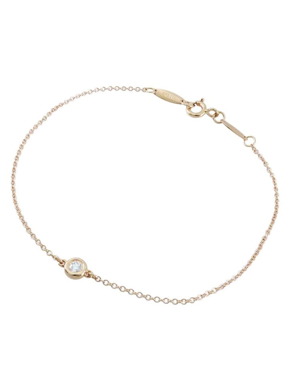 Tiffany & Co by the Yard Bracelet Pink Gold 18k Diamond Elsa Peretti 18